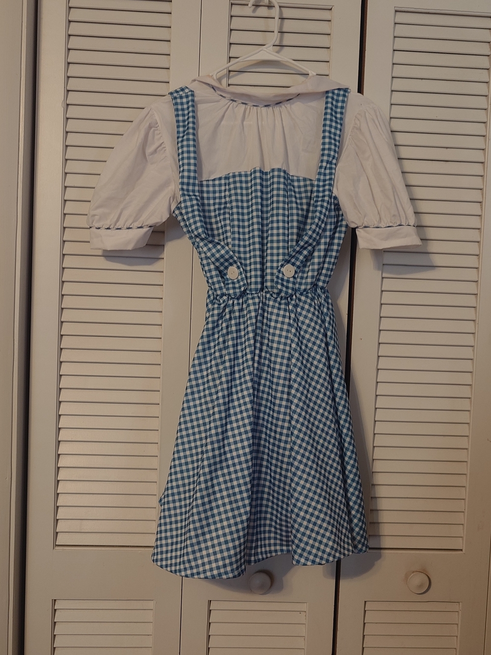 Adult Dorothy Blue Gingham Costume Dress - Classic Home Party Supplies - Picture 4 of 5